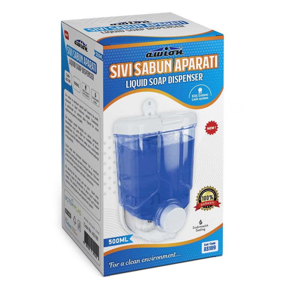 Rindo Awion Sword Sıvı Sabun Dispenseri 500ml AS109