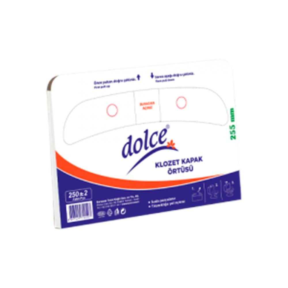 Dolce Klozet Kapak Örtüsü 250li*10pk