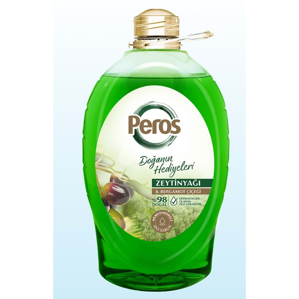 Peros Sıvı Sabun Zeytin & Bergamot Çiçeği 3L