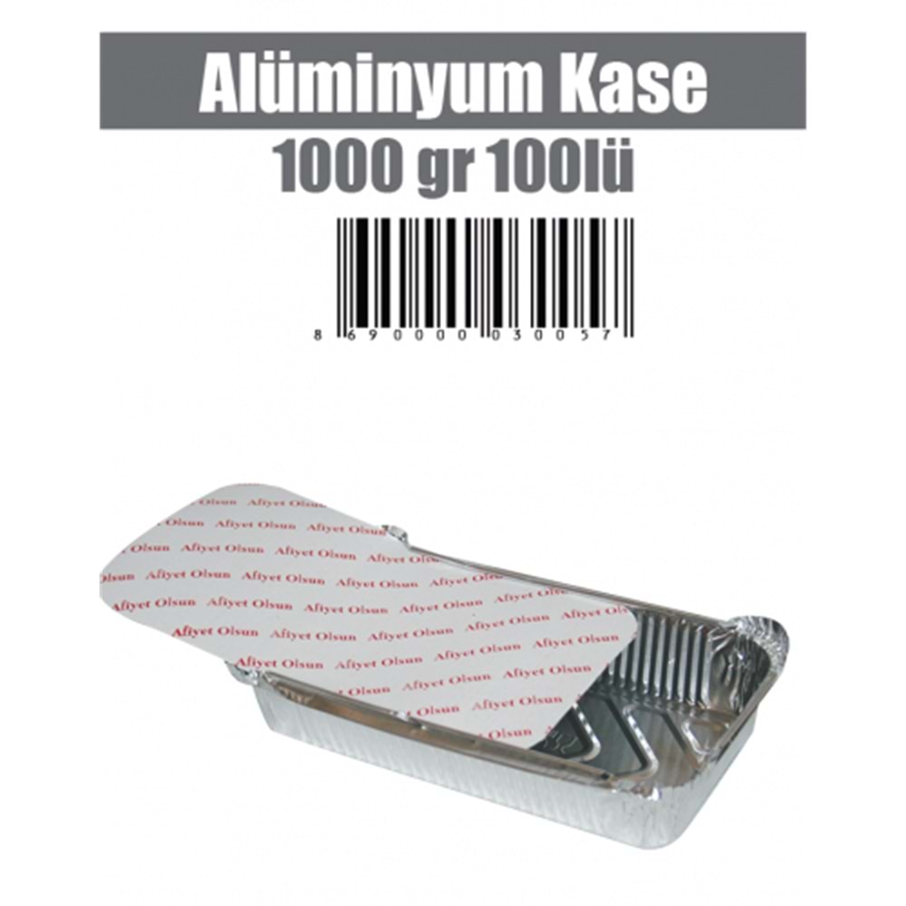Alüminyum 1000gr Kase 707/L 100lü