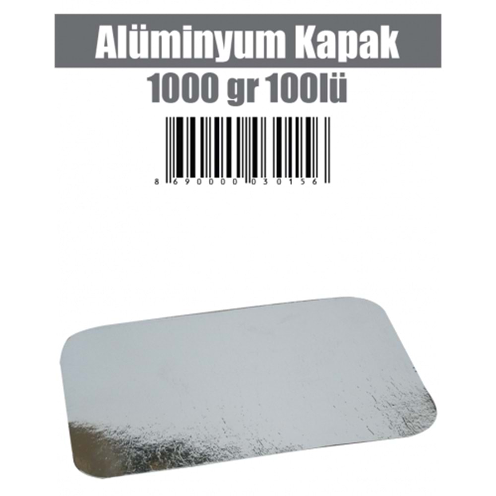 Alüminyum 1000gr Kapak 707/L 100lü
