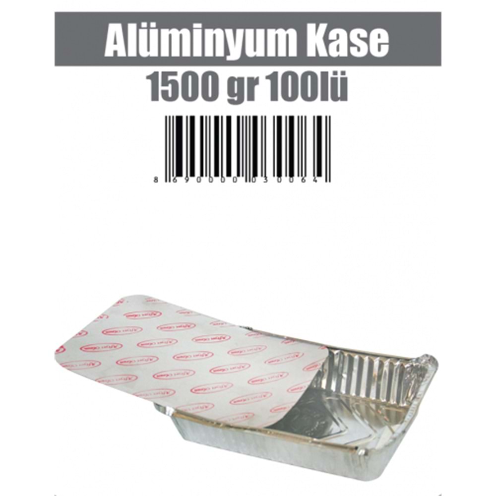 Alüminyum 1500gr Kase 729/L 100lü