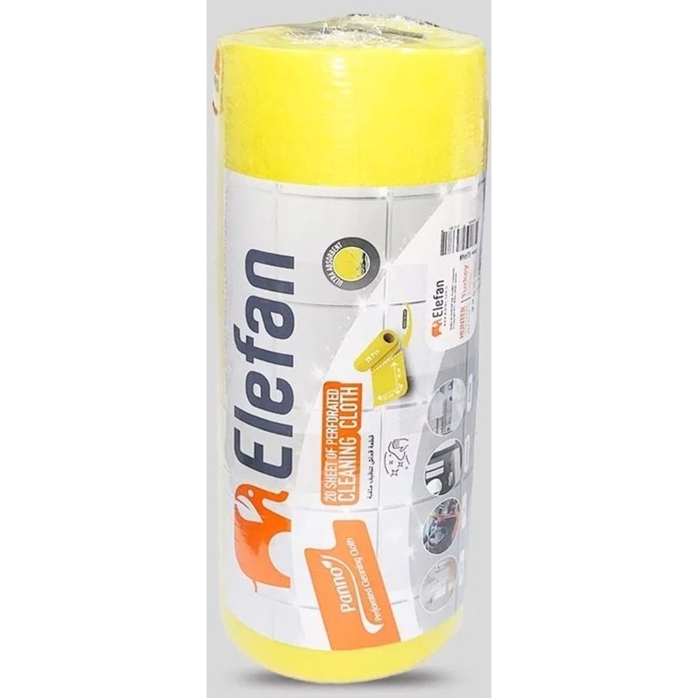 Elefan Rulo Sarı Bez 20lı ELFPAN