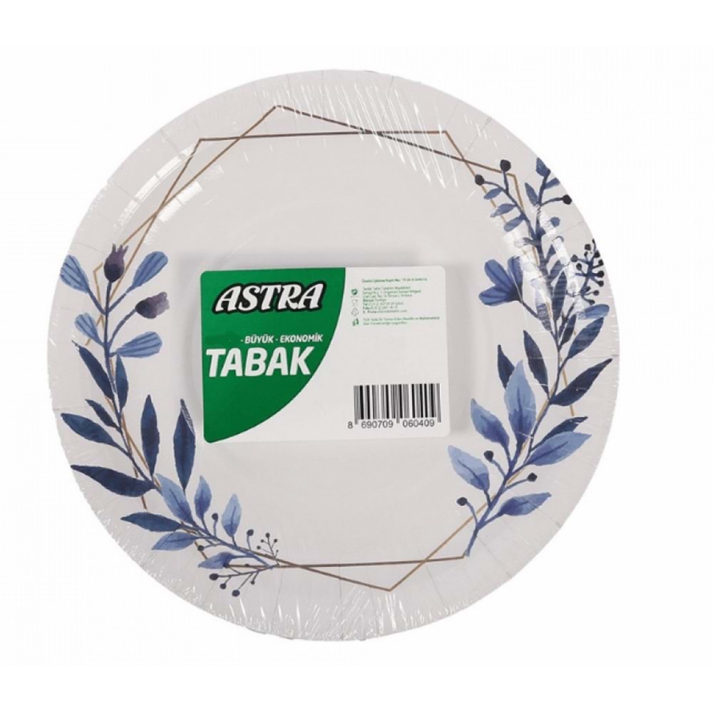 Astra Büyük Boy Karton Tabak 25li