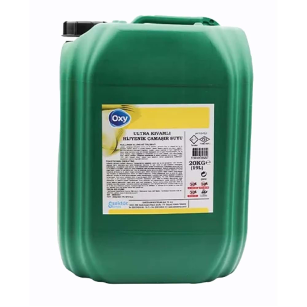 Oxy Ultra Hijyenik Çamaşır Suyu 20 kğ MT-010 20