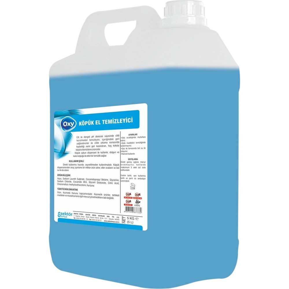 Oxy Köpük El Temizleyici 5kg Kt-016 5
