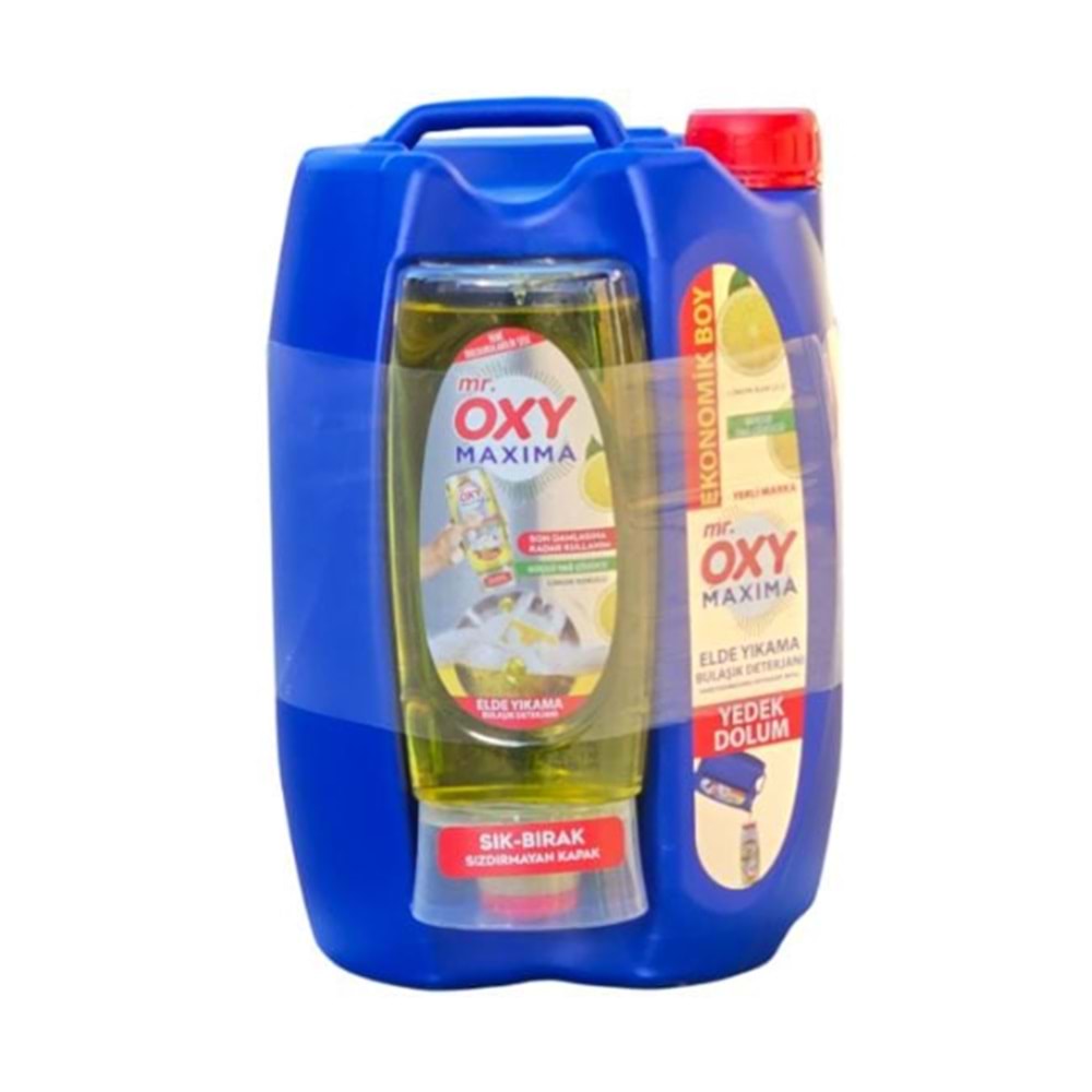 Mr Oxy Maxıma Elde Bulaşık Deterjanı Limon Kokulu 3500+500ML