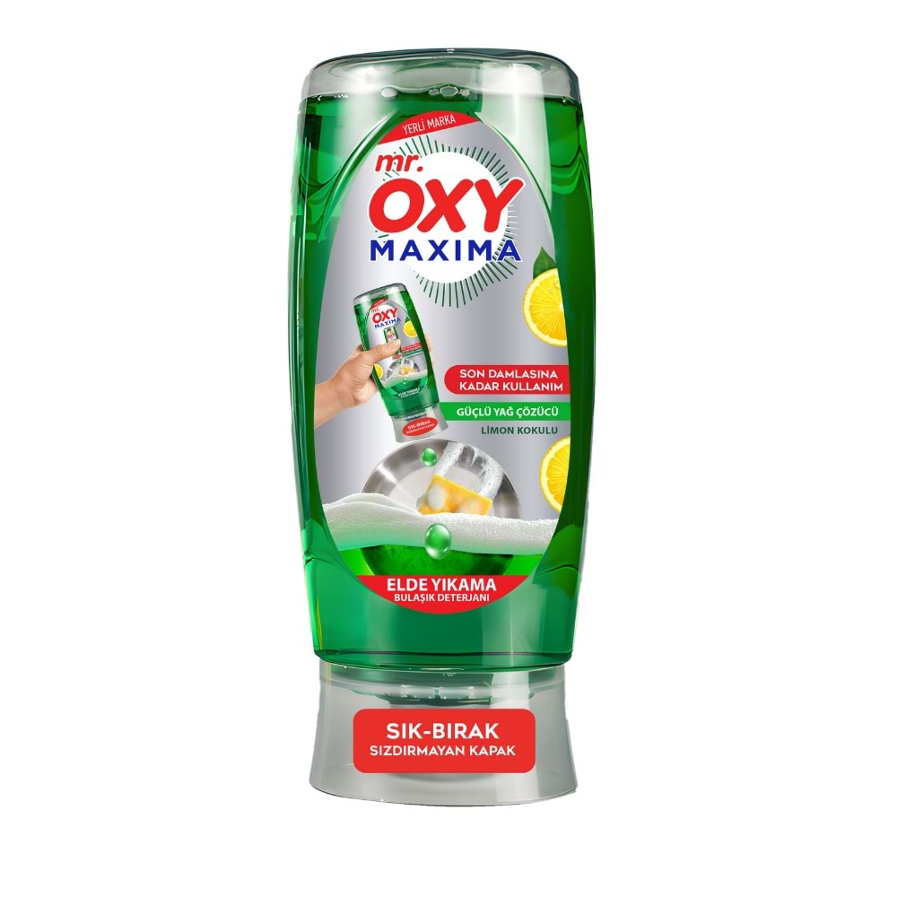 Mr Oxy Maxıma Elde Bulaşık Deterjanı Elma Kokulu 650ml Mr-059 0,65