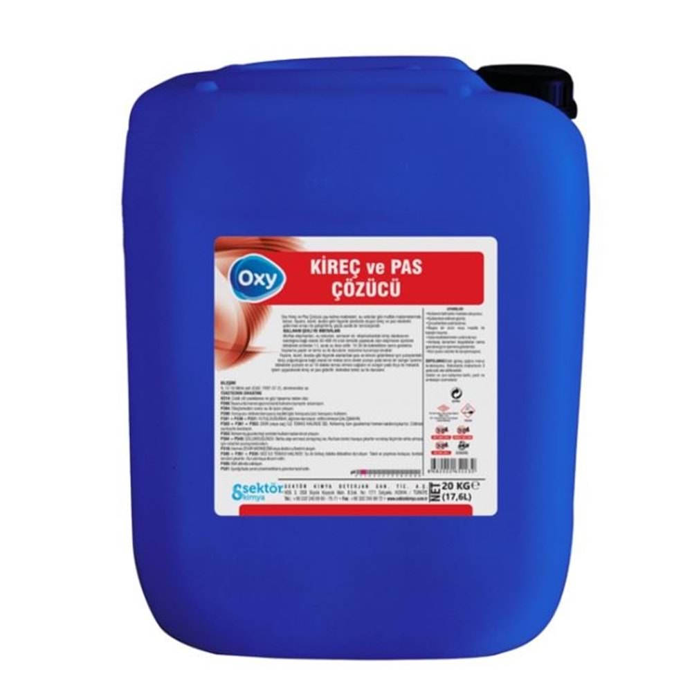 Oxy Kireç Pas Sökücü 20Kg GT-009 20