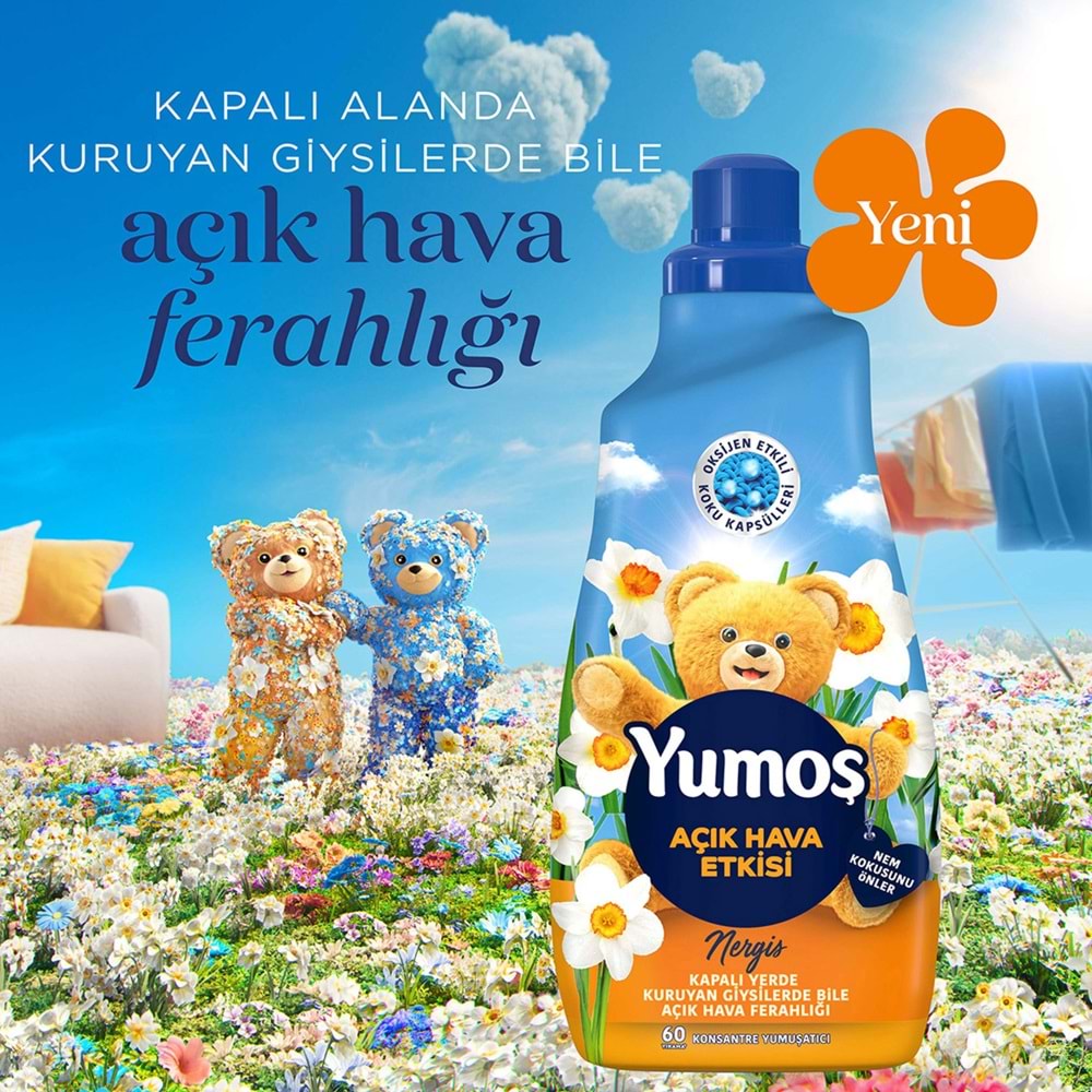 Yumoş Extra Çamaşır Yumuşatıcı 1440ml Nergis