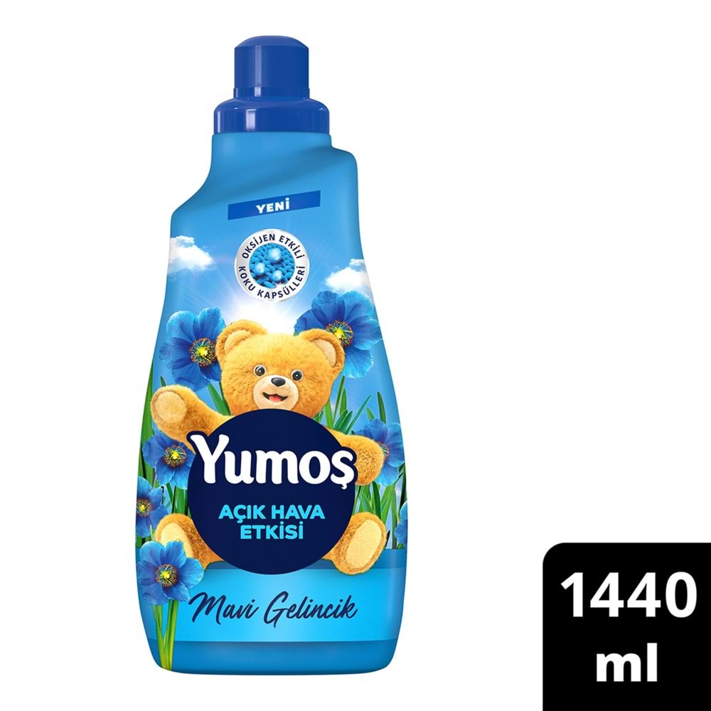 Yumoş Extra Çamaşır Yumuşatıcı 1440ml Mavi Gelincik