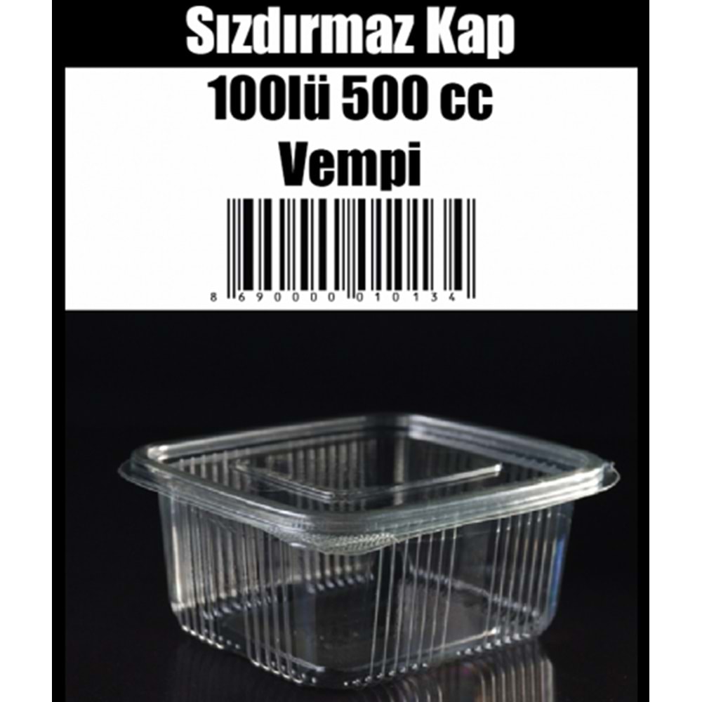 Megastar 500cc Sızdırmaz Kase 100lü V04/E (K*6)