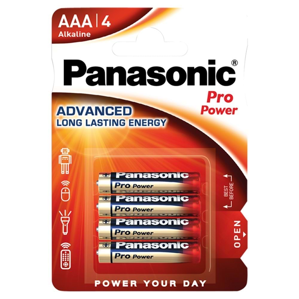 Panasonic Alkaline Pro Power AAA/4 LR03-1.5V
