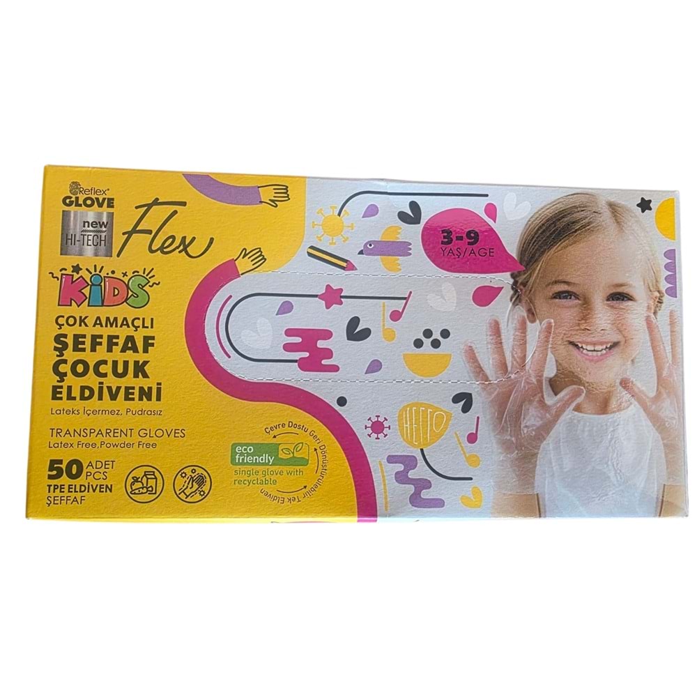 Reflex Kids Çok Amaçlı Çocuk Eldiveni 50li F886