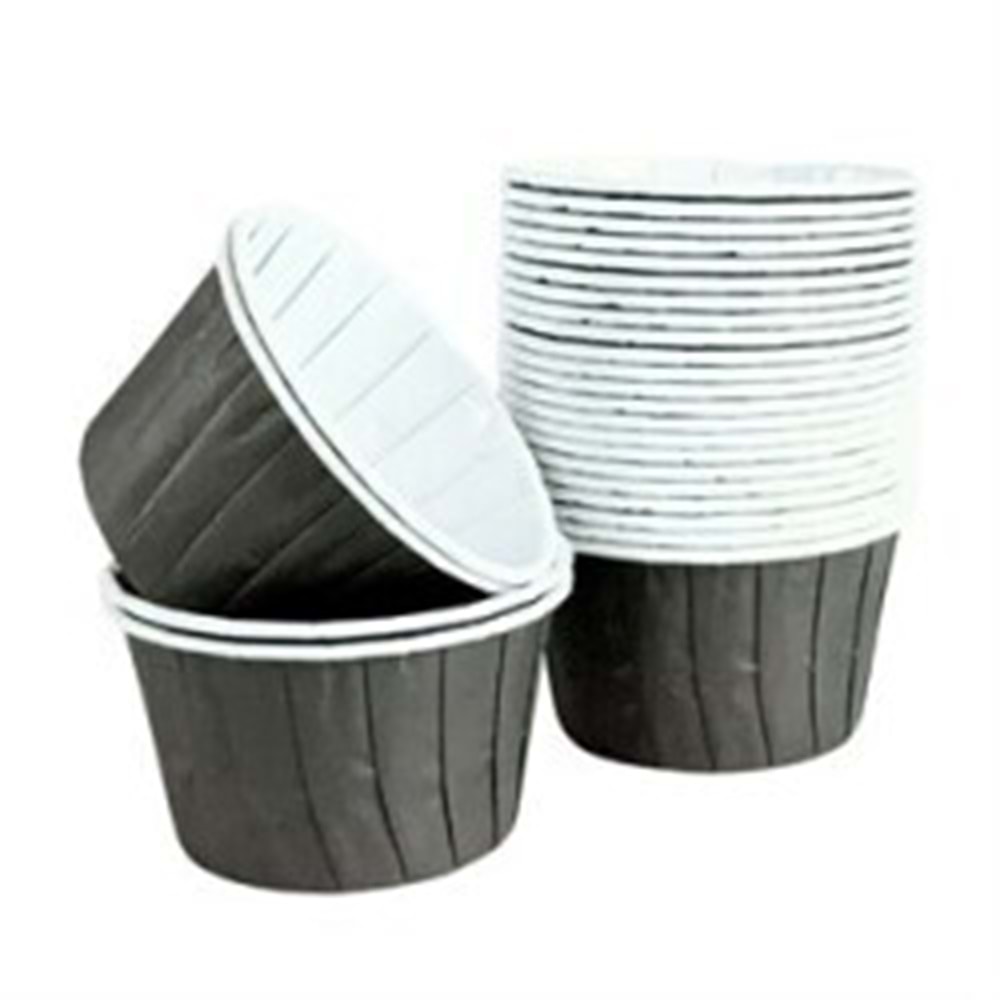 Dolphin Muffin Kek Kapsülü Siyah 50li