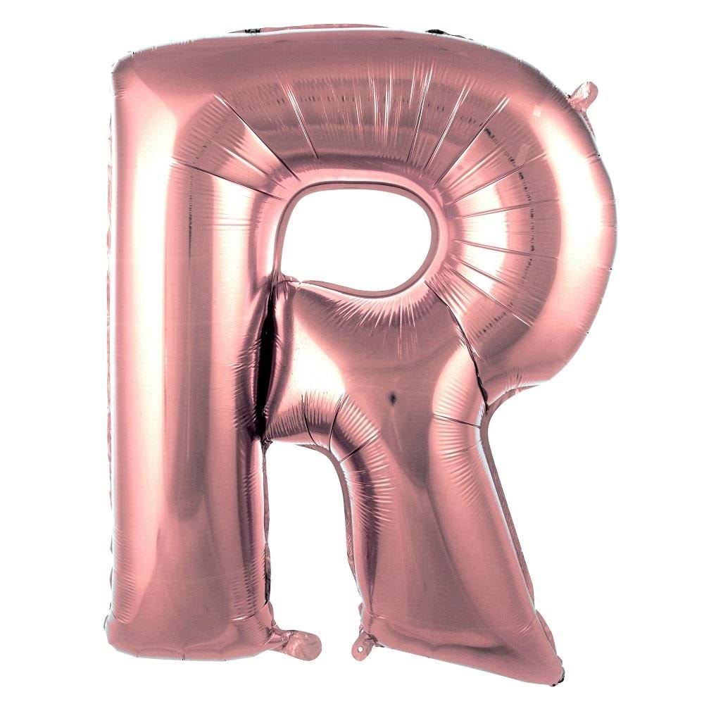 İkm Harfler 40Inc Folyo Balon Rosegold R