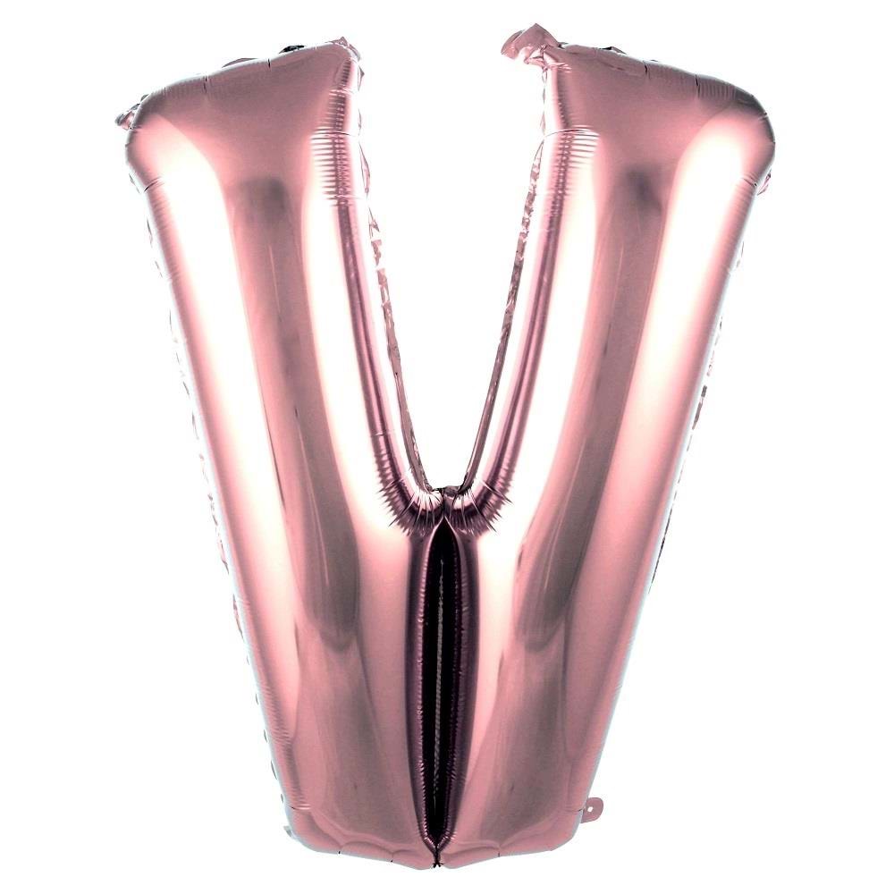 İkm Harfler 40Inc Folyo Balon Rosegold V