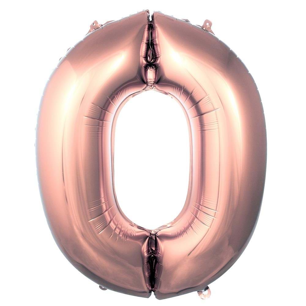 İkm Rakamlar 40Inc Folyo Balon Rosegold 0