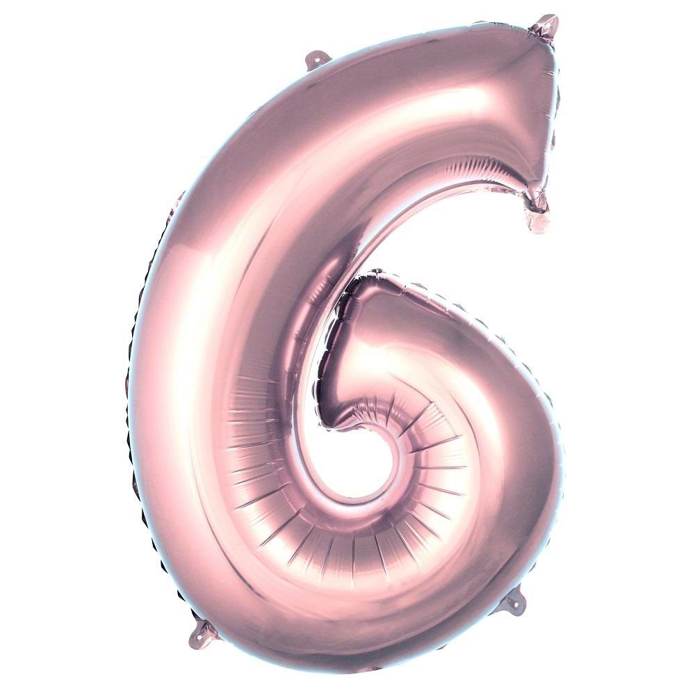 İkm Rakamlar 40Inc Folyo Balon Rosegold 6
