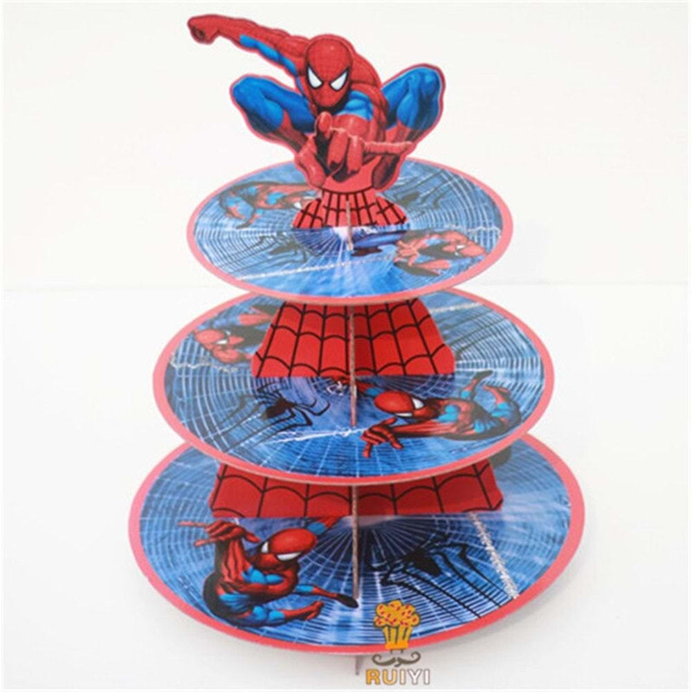 Balonevi Spiderman Cupcake Stand