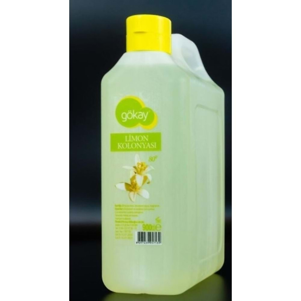 Gökay Limon Kolonyası 900ml 80