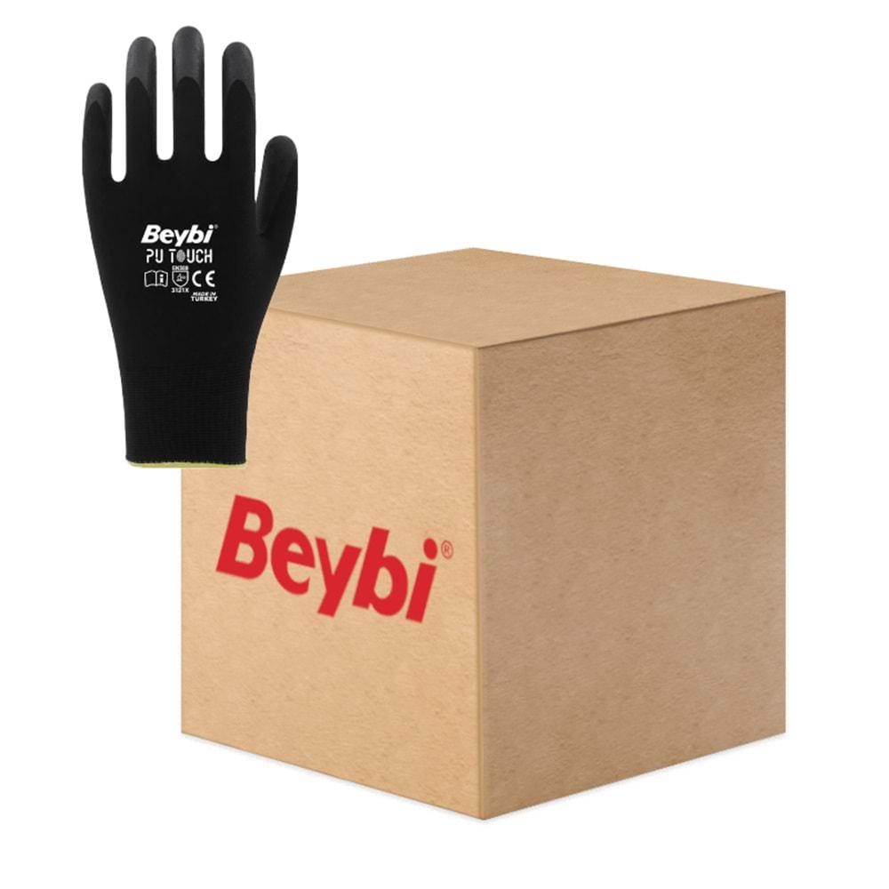 Beybi Pu Touch Poliüretan Kaplı Eldiven No:10 XL