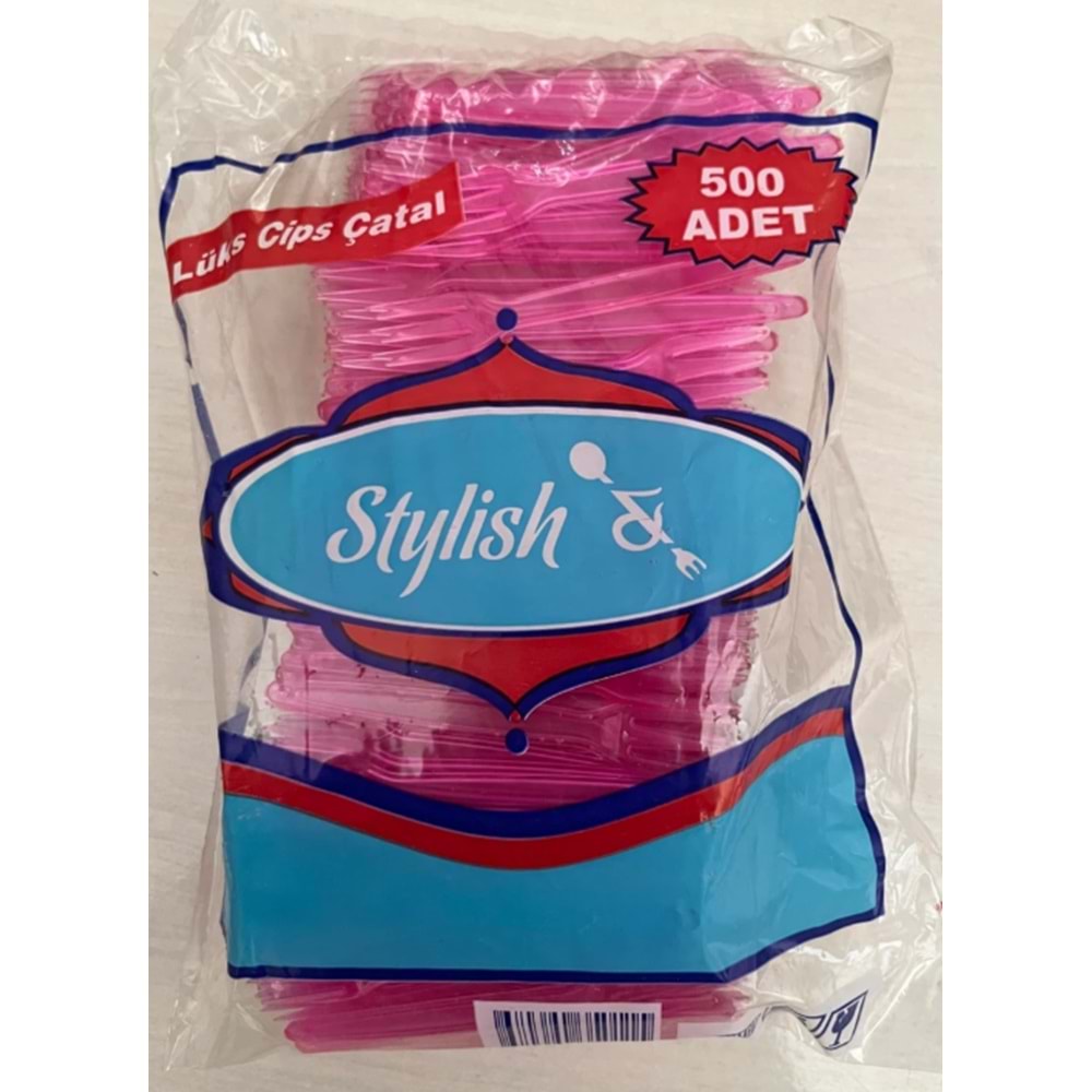 Lüks Cips Çatalı 500lü 0,7gr