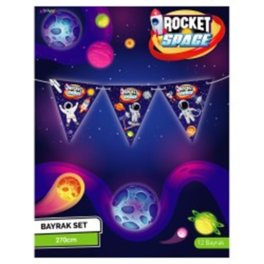 Rocket Space Üçgen Flema