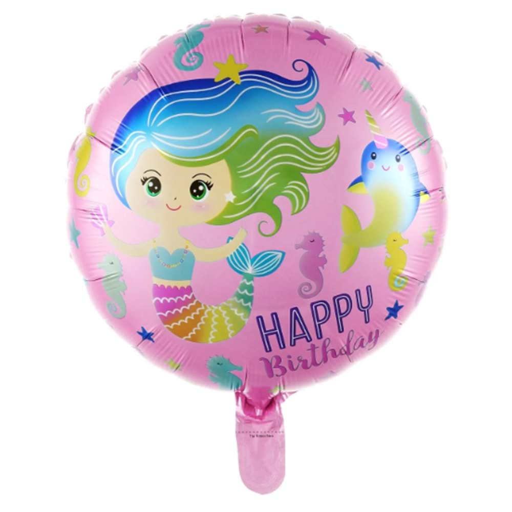 Denizkızı Folyo Balon 18ınc