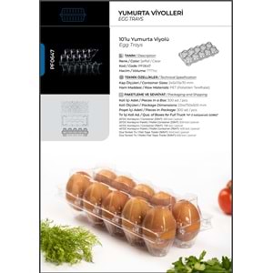 Pack Form 10lu Yumurta Viyolü K:300 PF0647