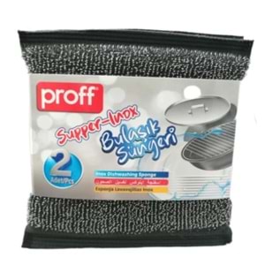 Proff Süpper İnox Bulaşık Süngeri 2li