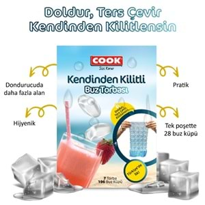 Cook Buz Torbası Kendinden Kilitli 7li