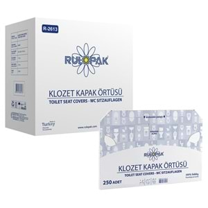 Rulopak Kağıt Klozet Kapak Örtüsü 250 Adet R2613 R30000