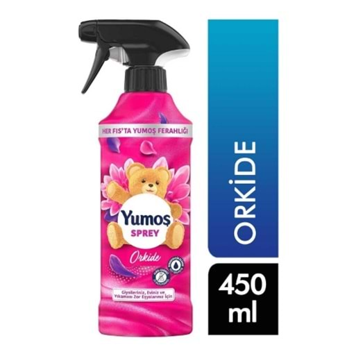 Yumoş Çamaşır Kokusu Sprey 450 ml Orkide