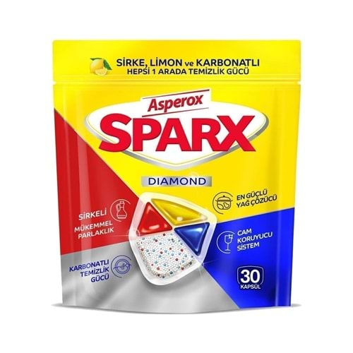 Asperox Sparx Bulaşık Makinesi Kapsülü 30 Yıkama