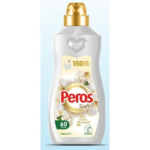 Peros Soft Konsantre Çamaşır Yumuşatıcı 1440ml İnci Çiçeği & Kaşmir