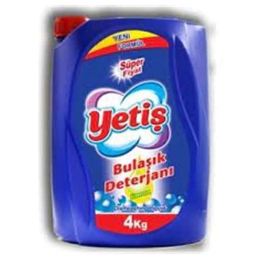 Yetiş Limon Kokulu Sıvı Bulaşık Deterjanı 4kg