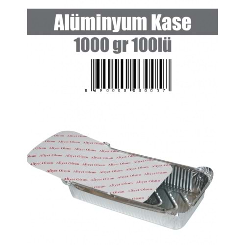 Alüminyum 1000gr Kase 707/L 100lü
