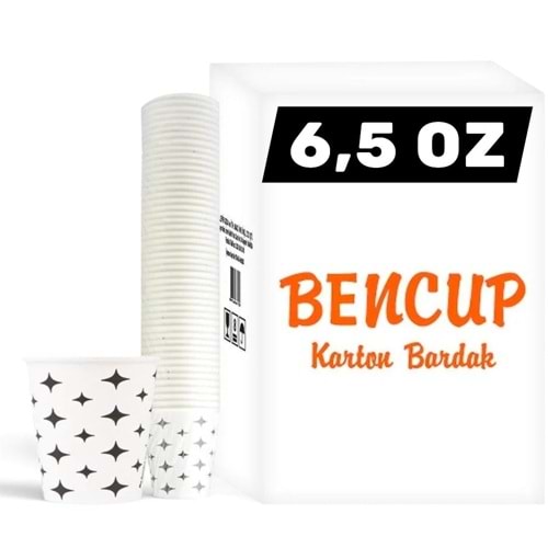 Bencup 6,5oz Karton Bardak 50li*60pk