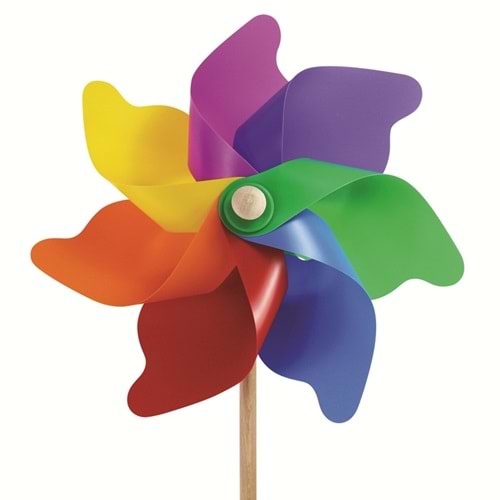 Kardeşler Rüzgar Gülü 14cm Çap 7Kanatlı