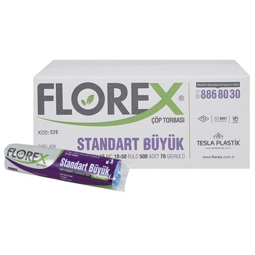 Florex Büyük Boy Çöp Poşeti 10lu F526 *50