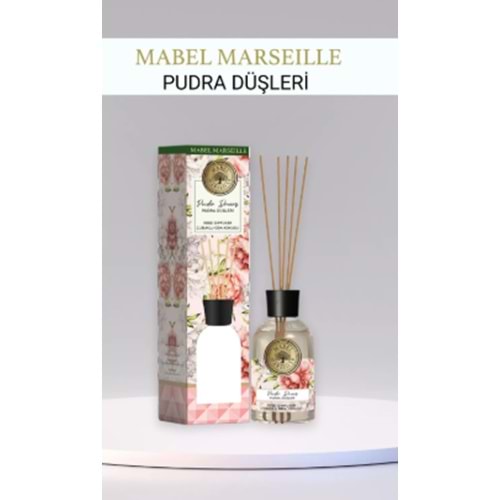 Mabel Marseille Çubuklu Oda Kokusu Pudra Düşleri MB-037 0.1 100 ML