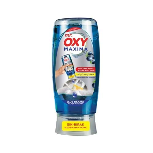Mr Oxy Maxıma Elde Bulaşık Deterjanı Yaban Mersini 650ml Mr-054 0,65