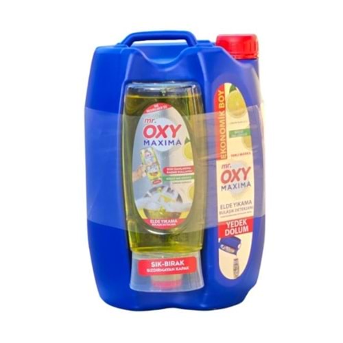 Mr Oxy Maxıma Elde Bulaşık Deterjanı Limon Kokulu 3500+500ML