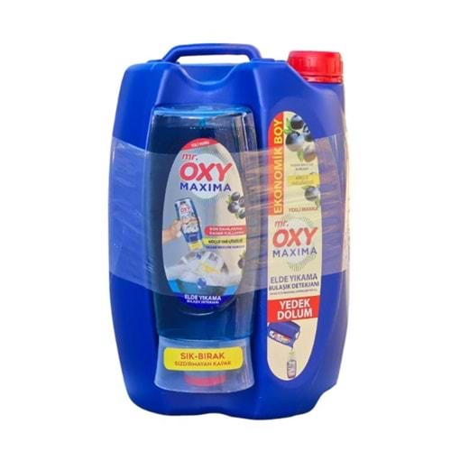 Mr Oxy Maxıma Elde Bulaşık Deterjanı Yaban Mersini 3500+500ML