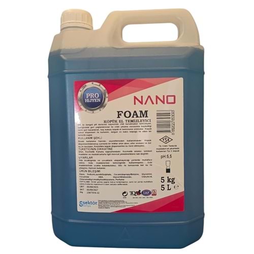 Prohijyen Nano FOAM Köpük El Temizleyici 5L*4Ad PF111 5