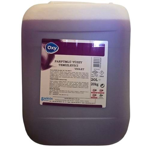 Oxy Parfümlü Yüzey Temizleyici Vıolet 20Kg GT017 20