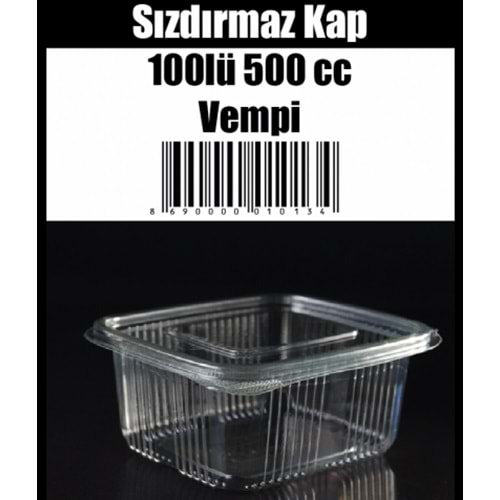 Megastar 500cc Sızdırmaz Kase 100lü V04/E (K*6)