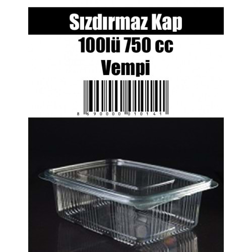 Megastar 750cc Sızdırmaz Kase 100lü V06/E