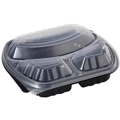 Vempi Mikrodalga 3 Bölmeli Yemek Seti 400lü V414